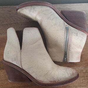 Frye Womens Serena Cutout Booties